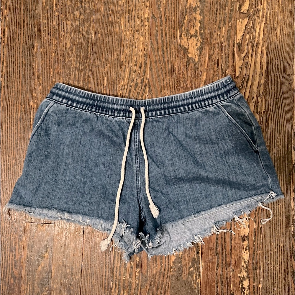 Denim Jaw String Shorts